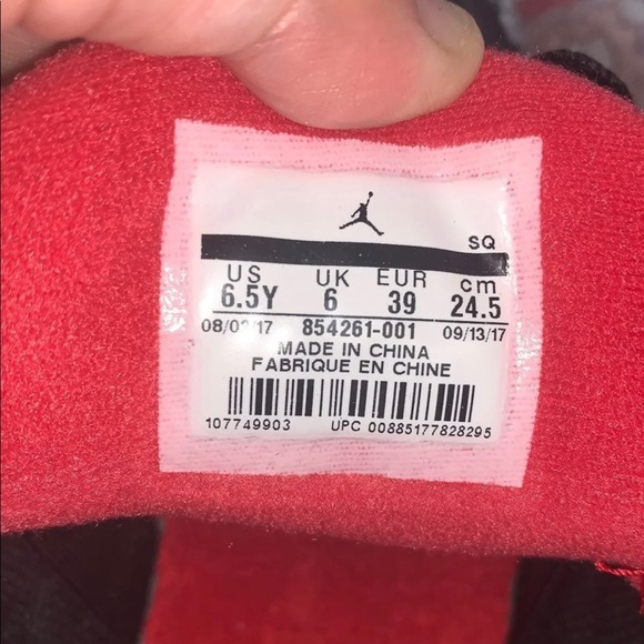Jordan Retro 3OG Cement BG2018 size 6.5Y